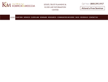 Tablet Screenshot of kobricklaw.com